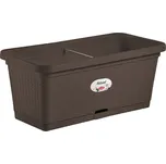 BRAVSON GROUP s.r.o. Samozavlažovací truhlík STEFANPLAST NATURAL 80 moka