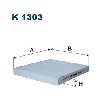Ventilátor topení a klimatizace Filtr, vzduch v interiéru FILTRON K 1303