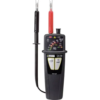 Zkoušečka Chauvin Arnoux C.A 742 IP2X dvoupólová zkoušečka napětí, CAT IV 600 V, akustika , bargraf, LED