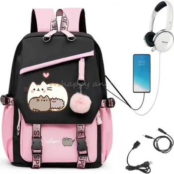 Školní batoh Dívčí školní batoh s USB portem - 11