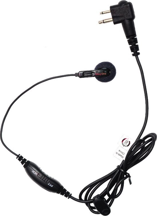 Sluchátko do ucha "pecka" MagOne, in-line mikrofon s PTT pro CP Commercial/DP1400/R2