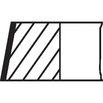 Píst motoru Sada pístních kroužků MAHLE 081 RS 00105 0N1