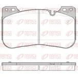 Sada brzdových destiček, kotoučová brzda REMSA 1834.00