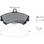 Sada brzdových destiček, kotoučová brzda TEXTAR 2192003