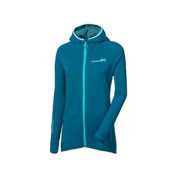 Dámská mikina Progress TISPA HOODY MERINO petrol S; Modrá mikina + DÁREK DLE VÝBĚRU!