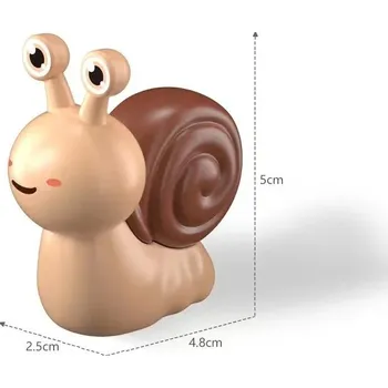 Stavebnice LEGO Stavební kostky s motivem zvířat | Styl Lego - hnědý šnek