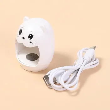 Přípravek na nehty Mini gelová lampa pro rychlé schnutí nehtů | sušička na nehty - BÍLÝ