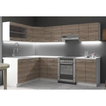 Kuchyňská linka Stolarz-Lempert Kuchyňská linka Dave - Sestava 2 - vč. prac. desek