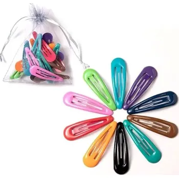 Roztomilé barevné dětské sponky | Módní doplňky - 10ks světlé