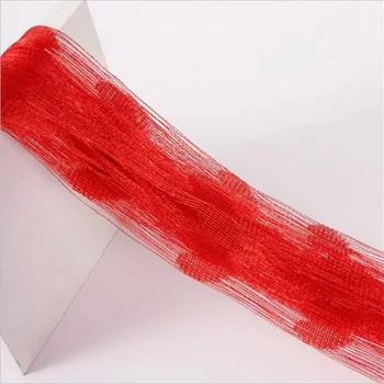 Sprchový závěs Provázková záclona | provázkový závěs, 1 x 2 m, 1 ks - červená