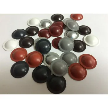 Klempířský poklůpek (klobouček) / pozink RAL 3009 tmavě červený 100ks/bal