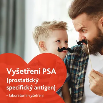Diagnostický test Vyšetření PSA (Prostatický specifický antigen) - laboratorní vyšetření