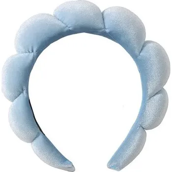 Čelenka Pufatá čelenka retro pro ženy a dívky | Doplňky do vlasů - světle modrá