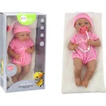 Mamido Panenka miminko v růžovém oblečku s čepičkou, dudlíkem a přikrývkou