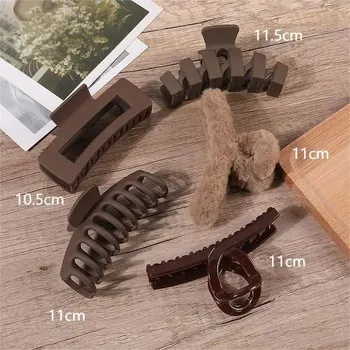 Elegantní ozdobné sponky do vlasů pro ženy | doplněk do vlasů - 5ks kávový set