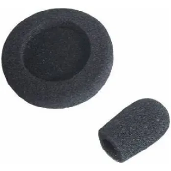 Vysílačka Náhradní molitanový kryt sluchátka a mikrofonu pro lehké náhlavní soupravy