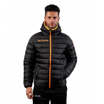 zimní bunda givova Olanda černá/reflexně oranžová 1028 3XL
