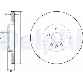 Brzdový kotouč Brzdový kotouč DELPHI BG4786C