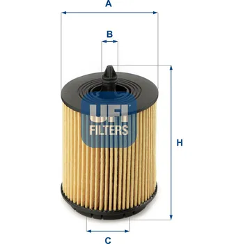 Olejový filtr Olejový filtr UFI 25.024.00