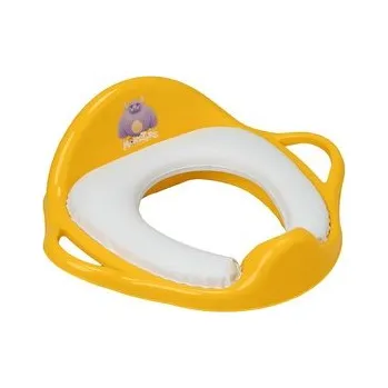 Nočník Dětské sedátko na WC měkké MONSTERS žluté