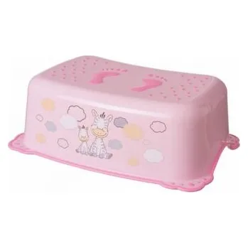 Dětské zboží MALTEX Podnóżek 2K Zebra jasny różowy/różowy