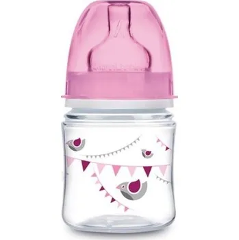 Dětské zboží Canpol Babies Antikolik. lahvička se širokým hrdlem, 120 ml - růžová