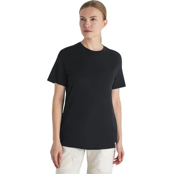Pánská móda technické tričko s krátkým rukávem ICEBREAKER W Mer 150 Tech Lite III SS Relaxed Tee BLACK - L