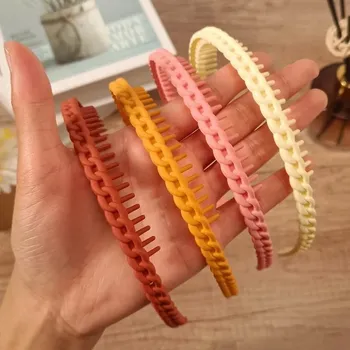 Čelenka Dámská čelenka pro snadné nošení | sportovní doplňky 4 ks - Růžová červená