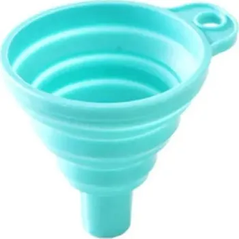 Kuchyňský skládací telescopický mini trychtýř | kuchyňské potřeby - modrý