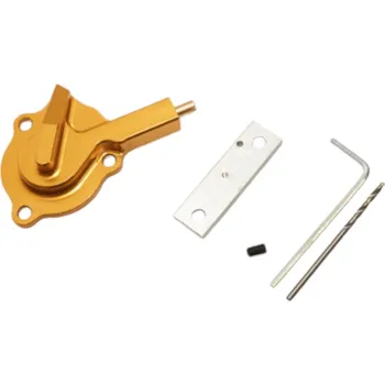 Palivový systém pro motocykl KRYT ČERPADLA KARBURÁTORU ACCEL SE ZLATÝM NASTAVENÍM