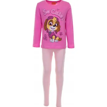 Dívčí pyžamo PYŽAMO TLAPKOVÁ PATROLA (růžová), vel. 98/104 Velikost: 98/104