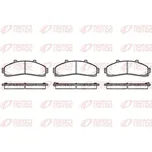 Sada brzdových destiček, kotoučová brzda REMSA 0571.02