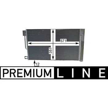 Výparník klimatizace Kondenzátor, klimatizace MAHLE AC 367 000P