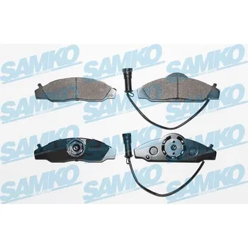 Brzdová destička Sada brzdových destiček, kotoučová brzda SAMKO 5SP721