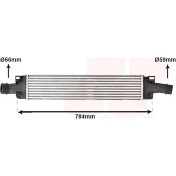 Motor automobilu Chladič turba VAN WEZEL 03014707