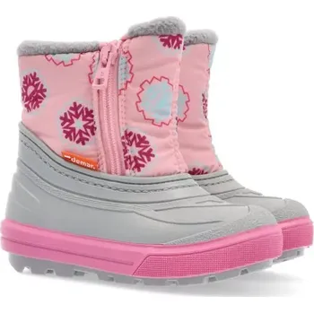 Chlapecká zimní obuv DEMAR - Dětské zimní sněhule WINTER LIGHT 1509 B růžové