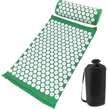 Masážní přístroj Masážní polštářek na jógu - zelený set