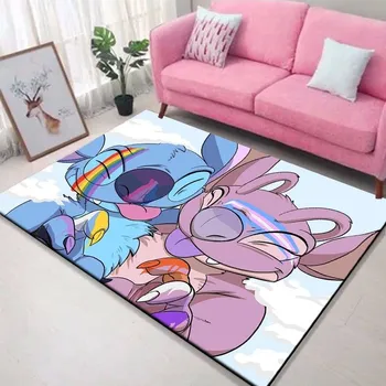 Koberec Měkký dětský koberec s motivem Stitch - 9,150x220cm