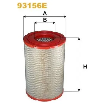 Vzduchový filtr Vzduchový filtr WIX FILTERS 93156E