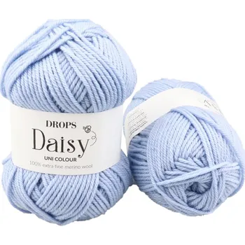 Příze Drops Daisy uni 10 světlá modrá