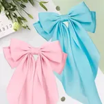 Mašličky do vlasů s elegantním designem | vlasové doplňky | dámské sponky 2 ks - růžová modrá