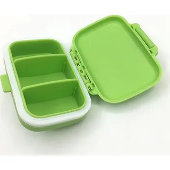 Krabička na léky týdenní | dávkovač léků, cestovní lékárnička - Zelená