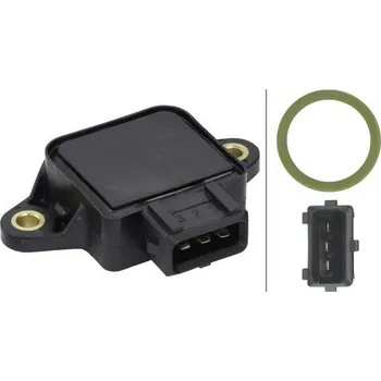 Čidlo automobilu Senzor, poloha škrticí klapky HELLA 6PX 008 476-331