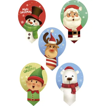 Party nádobí Dekora Sada jedlých dekorací na dort - Vánoce 6,5 x 4 cm