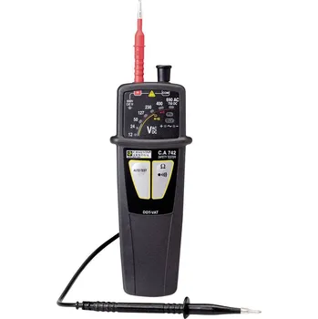 Zkoušečka Chauvin Arnoux C.A 742 dvoupólová zkoušečka napětí, CAT IV 600 V, LED, akustika