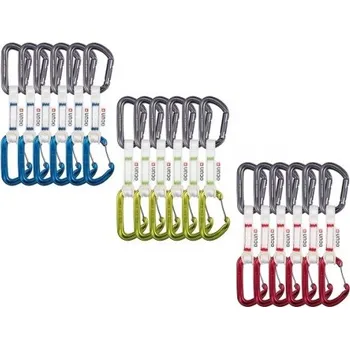smyčka Ocún HAWK QD COMBI BIO-DYN-RING 15 mm 10 cm 6-pack červená