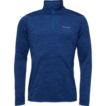 Pánská mikina Pánská mikina s krátkým zipem Klimatex ISAMU L Modrá, Stříbrná