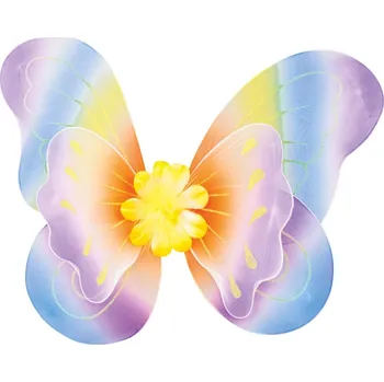 Karnevalový kostým Motýlí, vílí křídla - Modrá