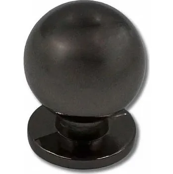 Nábytkové kování DAVID 24mm knopek černý nikl