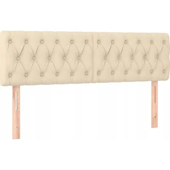 Čelo postele krémové 144x78/88 cm